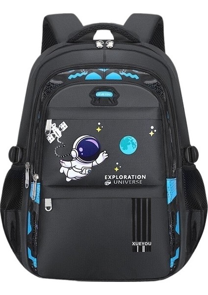 Astronot Hafif Ilköğretim Okulu Çantası Yeni Büyük Kapasiteli Su Geçirmez Sırt Çantası (Yurt Dışından)