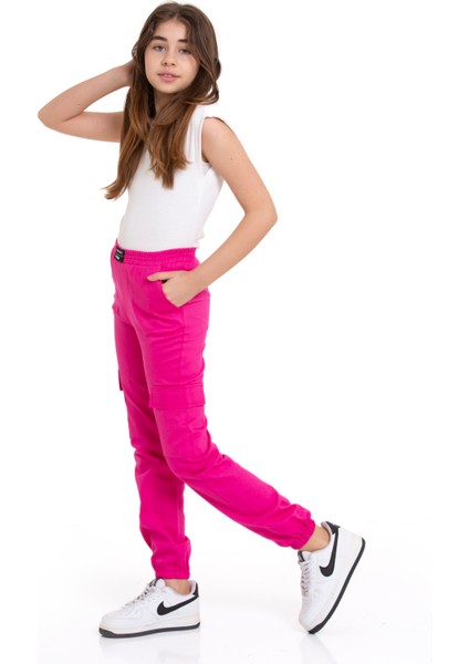 Beli Lastikli Jogger Kız Çocuk Pantolon
