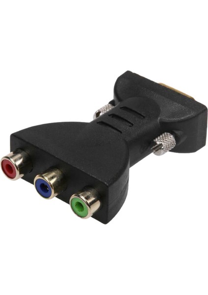 2x 3rca Rgb Dişi - Hd 15-Pin VGA Stili Komponent Video Jak Adaptörü Dönüştürücü (Yurt Dışından)