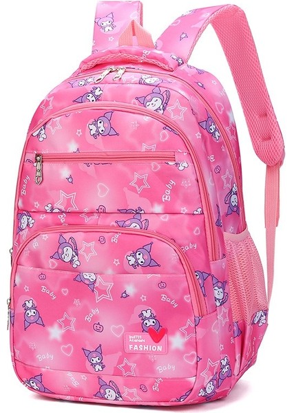 Kuromi Büyük Hacimli Hafif Ilkokul ve Ortaokul Öğrencileri Için Dayanıklı Sırt Çantas (Yurt Dışından)