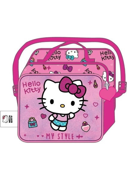 Hello Kitty Pembe Kız Çocuk Okul Beslenme Çantası