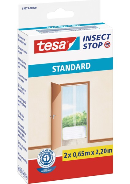Sineklik Standart Çırt Bantlı Beyaz Kapı İçin