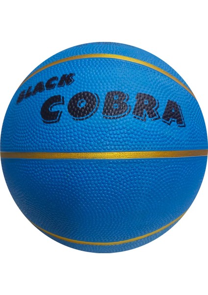 Brc-5 Basket Topu  Kauçuk Soft Touch Basketbol Topu Mavi No 5 + Pompa + Havlu Bileklik