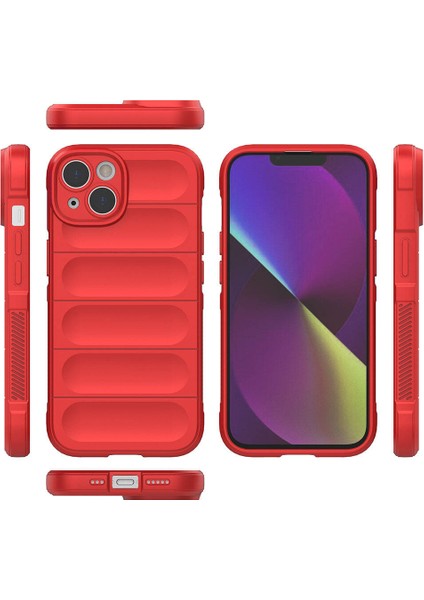 Apple iPhone 14 Uyumlu Kılıf Esnek Tpu Oyuklu Arka Yüzey Tasarımlı Silikon Kapak modelleri