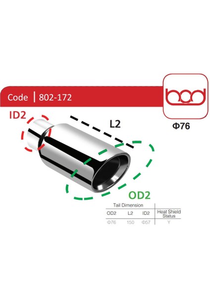 Egzoz Ucu 802-172