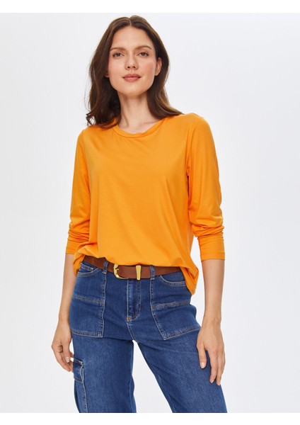 Yuvarlak Yaka Uzun Kol T-Shirt 69024 fiyatları