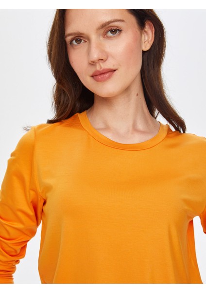 Yuvarlak Yaka Uzun Kol T-Shirt 69024 fırsatları