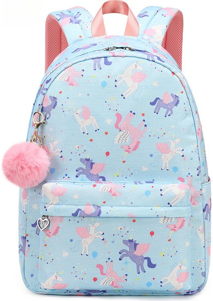 Ilkokul Öğrencileri Okul Çantası Kız Karikatür Omuz Çantası Büyük Kapasiteli Okul Çantası (Yurt Dışından)