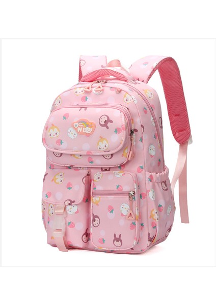 Okullu Kız Okul Çantası Üç Parçalı Set Büyük Kapasiteli Sırt Çantası Pembe (Yurt Dışından) fiyatları