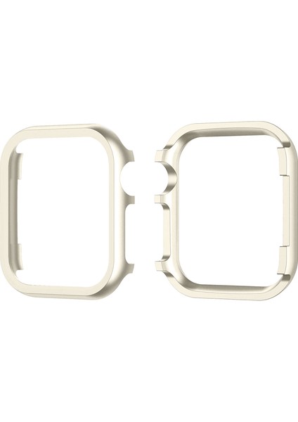 Apple Watch Seri 3-2 38MM Uyumlu Alüminyum Metal Kasa Koruyucu Starlight fiyatları