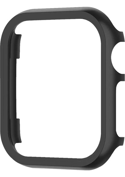Apple Watch Seri 3-2 38MM Uyumlu Alüminyum Metal Kasa Koruyucu Siyah