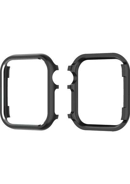 Apple Watch Seri 3-2 38MM Uyumlu Alüminyum Metal Kasa Koruyucu Siyah fiyatları
