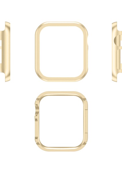 Apple Watch Seri 3-2 38MM Uyumlu Alüminyum Metal Kasa Koruyucu Gold modelleri