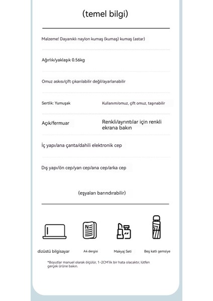 Üniversite Öğrencisi Sırt Çantası, Üniversite Tarzı Seyahat Çantası (Yurt Dışından)