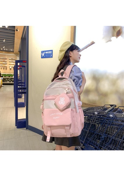 Öğrenci Okul Çantası Kız Sırt Çantası Kampüs Sırt Çantası (Yurt Dışından) indirimleri