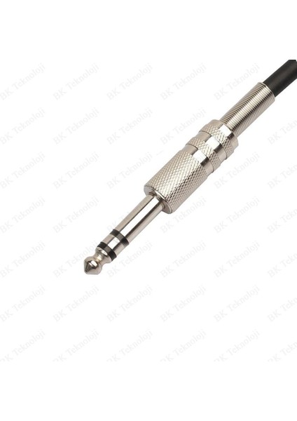3 Pin Xlr Erkek To 6.35MM Stereo Enstrüman Mikrofon Ses Kablosu-20 Metre