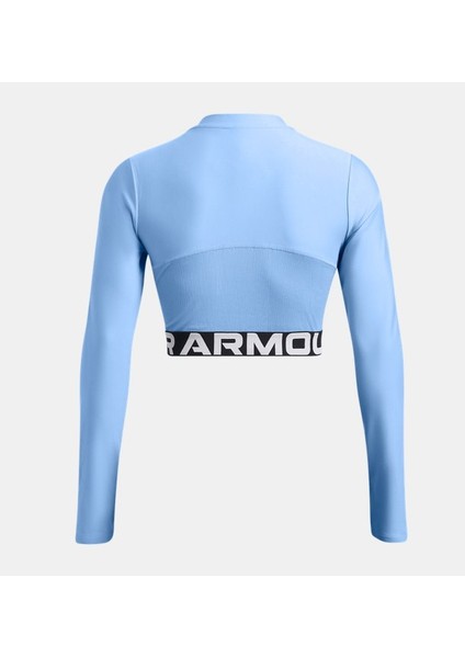 Kadın Ua Heatgear Rib 1/4 Fermuarlı Uzun Kollu Tişört 1388692-001 fiyatları