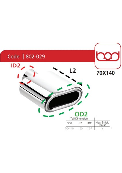 Egzoz Ucu 802-029