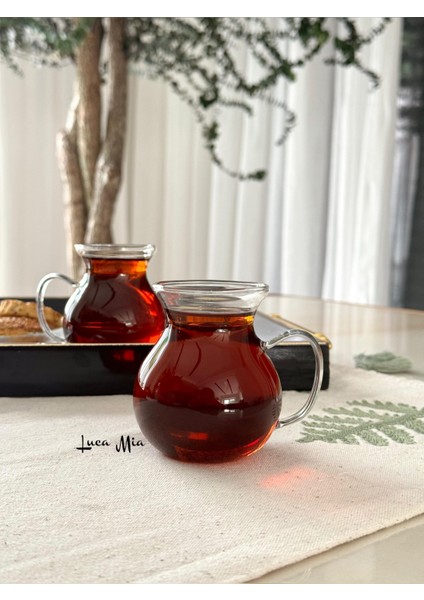 Ehlikeyif Cam 6'lı Çay Bardağı