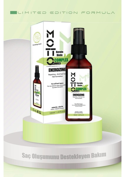 Keratin - Biotin Özlü Dökülme Karşıtı ve Saç Yoğunlaştırıcı Üst Düzey Bakım Yağı 100ML modelleri