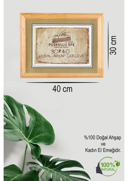 Püsküllü Efe Özel Tasarım 30*40 Çerçeve