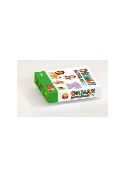Baby Puzzle Orman Hayvanları Eğitici Oyun Kartları