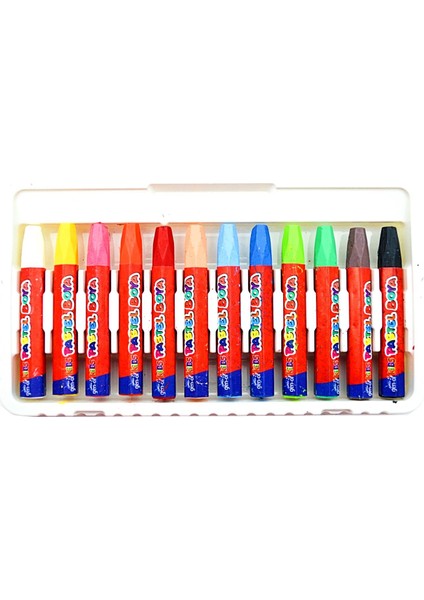 Karton Kutu Pastel Boya 12 Renk Zararlı Madde İçermeyen Güvenli Seçenek 12 Adet fiyatları