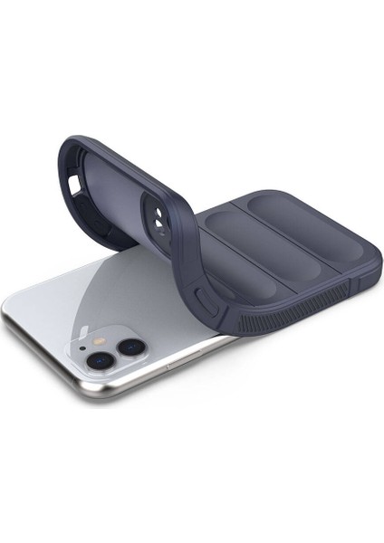 Apple iPhone 11 Kılıf Etnik Optimum Mat Kamera Korumalı Silikon Lacivert fiyatları