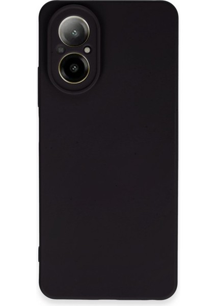 Realme 12 Lite Kılıf Premier Kamera Korumalı Mat Silikon Siyah