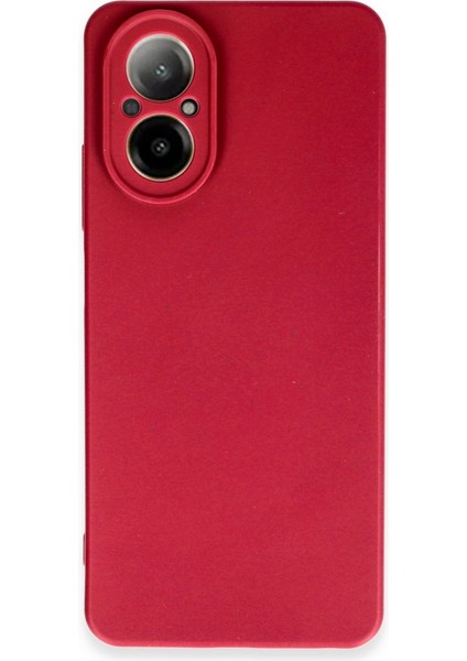 Realme 12 Lite Kılıf Premier Kamera Korumalı Mat Silikon Kırmızı