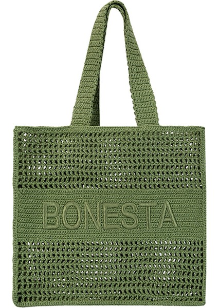 Posıtano Maxı Olıve Green Plaj Çantası