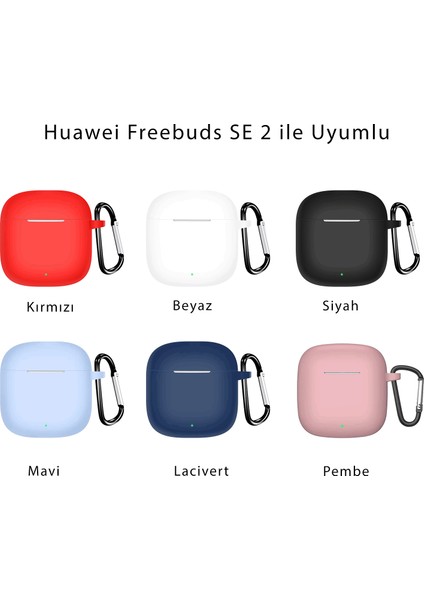 Silikon Koruyucu Kılıf, Huawei Freebuds Se 2 ile Uyumlu