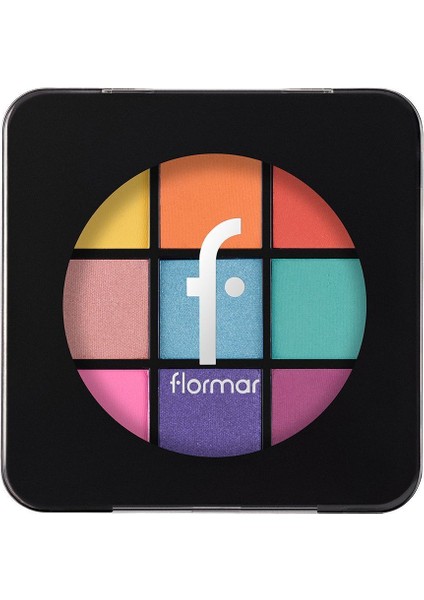 9'lu Kompakt Göz Farı Paleti Kremsi Doku Mat ve Işıltılı Bitiş Seçenekleriyle modelleri