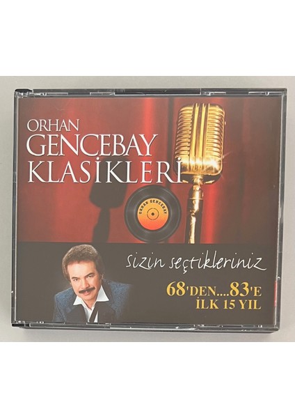 Orhan Gencebay Klasikleri 68'den 83'e Ilk 15 Yıl Çift CD (Orjnal Dönem Baskı 2 Cd)