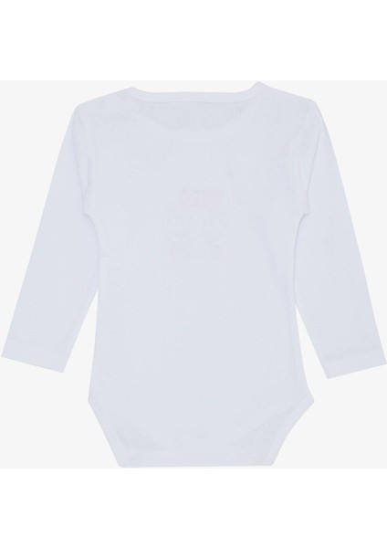 Kız Bebek Çıtçıtlı Zıbın Body Bandanalı Fil Baskılı 9 Ay-3 Yaş, Beyaz fiyatları