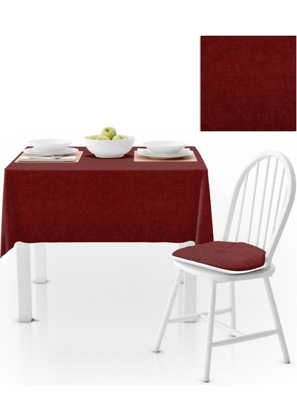 Kiremit Düz Renk Masa Örtüsü 140x220