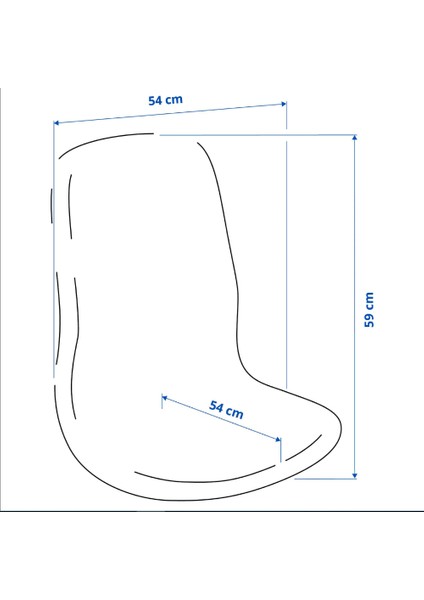 Ikea Langfjall Koltuk Oturağı