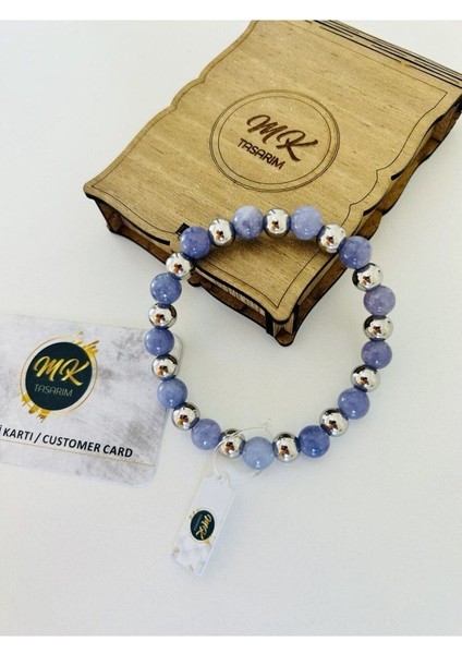 Gerçek Mor Kuvars Taşı Bileklik MK.022.012 fiyatları