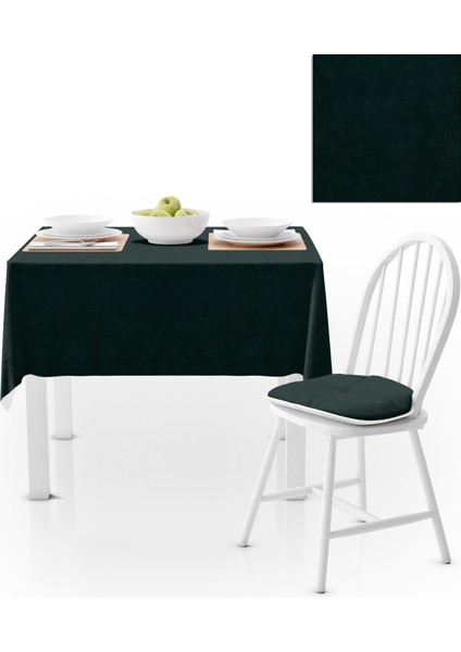 Ördek Yeşili Düz Renk Masa Örtüsü 140x140