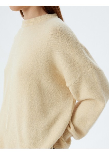 Oversize Triko Kazak Yumuşak Dokulu Uzun Kollu Bisiklet Yaka indirimleri