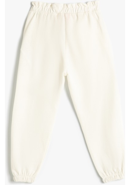 Jogger Eşofman Altı Beli Lastikli Pamuklu