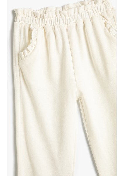 Jogger Eşofman Altı Beli Lastikli Pamuklu modelleri