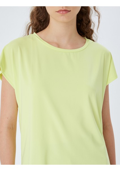 Oversize Spor Tişört Basic Bisiklet Yaka Kısa Kollu indirimleri