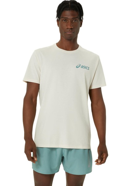 Asics Chest Logo Ss Tee Erkek Kahverengi Kısa Kollu Tshirt 2031E659-200