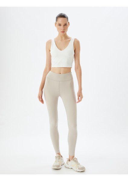 Basic Spor Tayt Yüksek Bel Skinny Fit