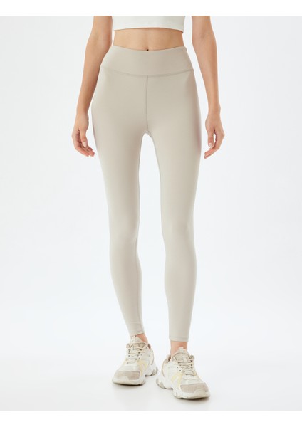 Basic Spor Tayt Yüksek Bel Skinny Fit