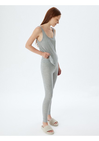 Pijama Altı Fitilli Örme Jogger Standart Bel fiyatları