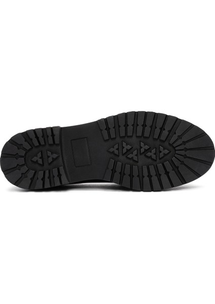 Gritti Kadın Siyah Deri Maskülen Loafer 24WFD110418 fırsatları