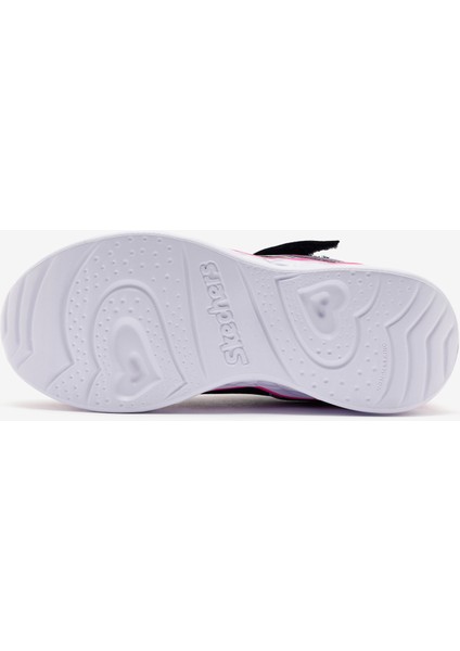 Heart Lights - Retro Hearts Büyük Kız Çocuk Siyah Işıklı Spor Ayakkabı 302689L Bkmt fırsatları