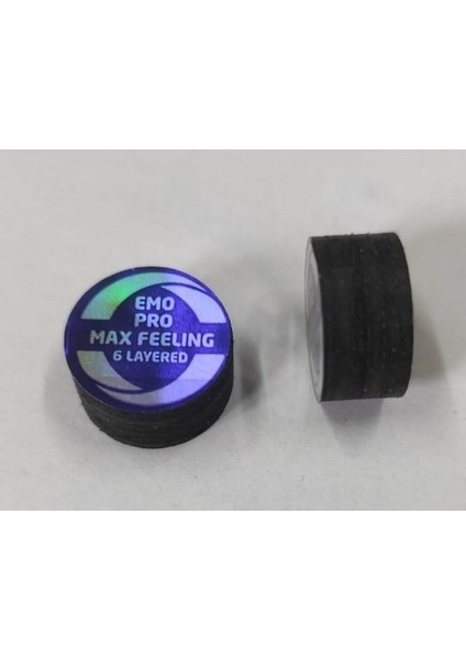 Emo Black Profesyonel Bilardo Istaka Ucu 6 Katmanlı